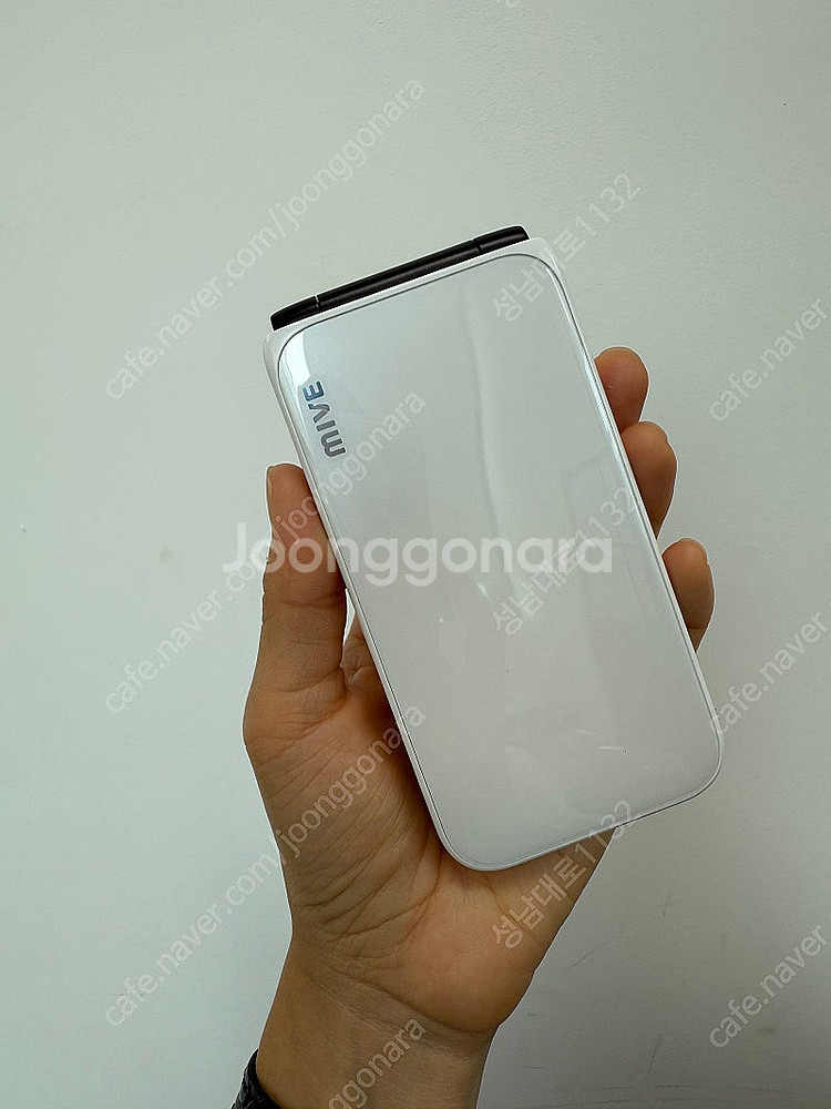 M120 (MIVE)마이브 스타일폴더폰 화이트 32기가...--0