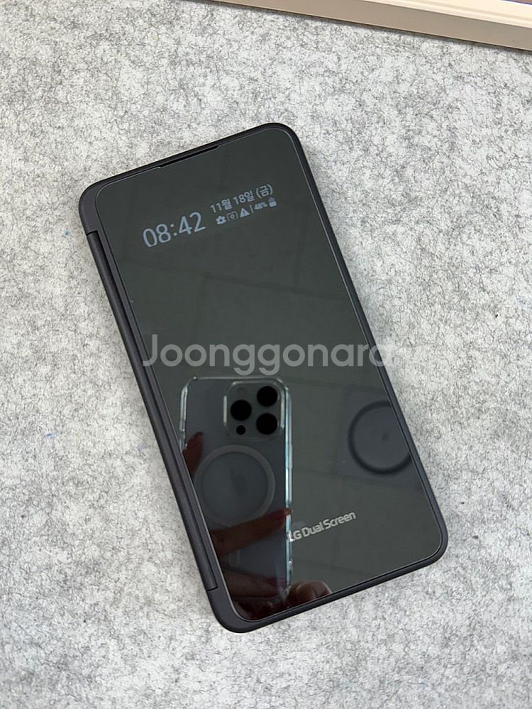 LG V50S+듀얼스크린 구성 블랙 256G 깨끗한 가...--0