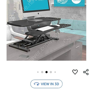 미개봉 새상품 높이조절 책상. versa standup desk