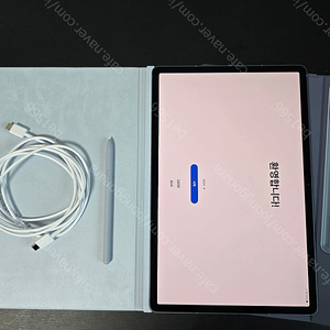 갤럭시탭S10 플러스 5G 256G 문스톤그레이 + 북커버 케이스(블루) 판매합니다.