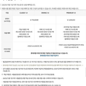 <가격인하> 롯데 트레비클럽 양도/판매 합니다.