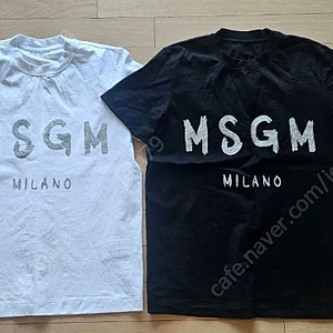 MSGM 스팽글반팔티셔츠