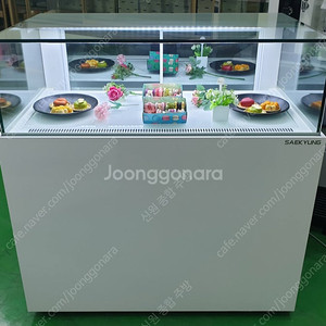 카페용 마카롱 샌드위치 케익 제과 베이커리 디저트 냉동냉장 쇼케이스 앞1단뒤2단 uv접합 저온콤프