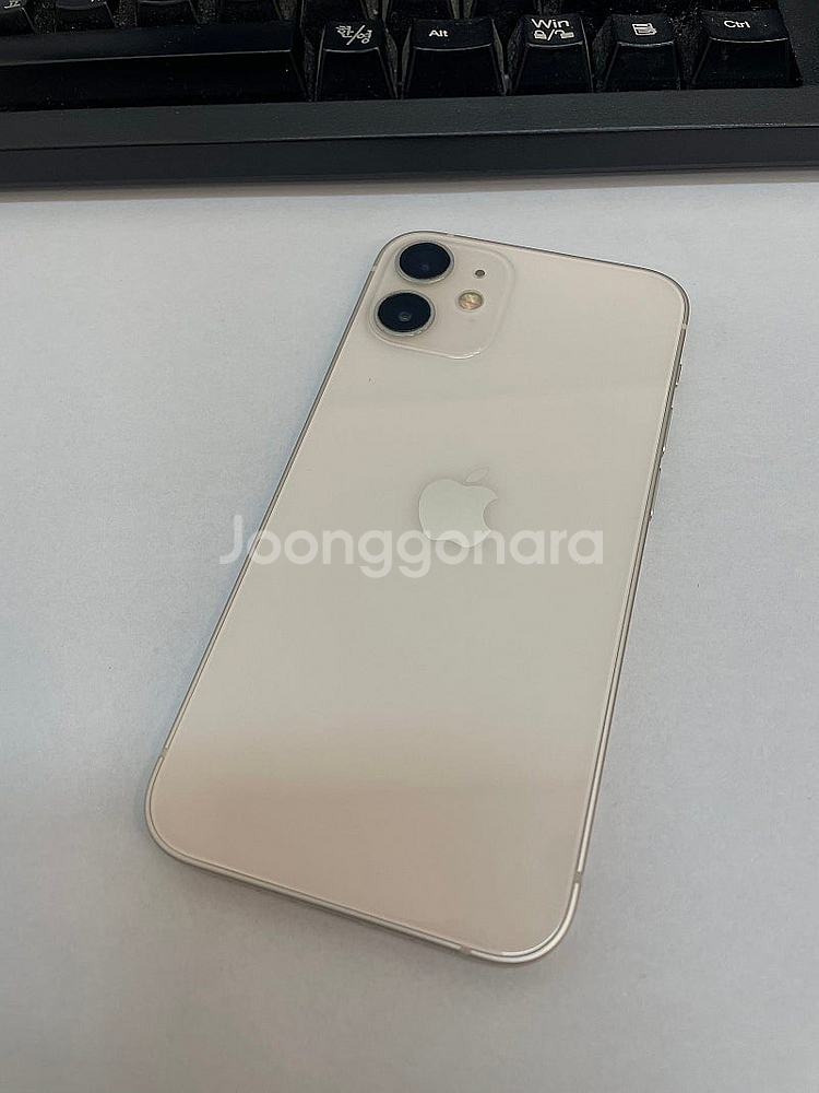 아이폰12미니 64GB 화이트 상태좋은 중고21만팝니다...--0