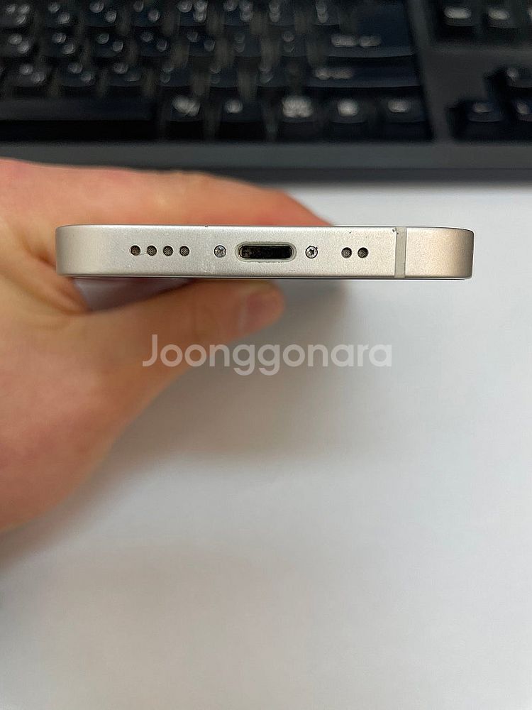 아이폰12미니 64GB 화이트 상태좋은 중고21만팝니다...--5