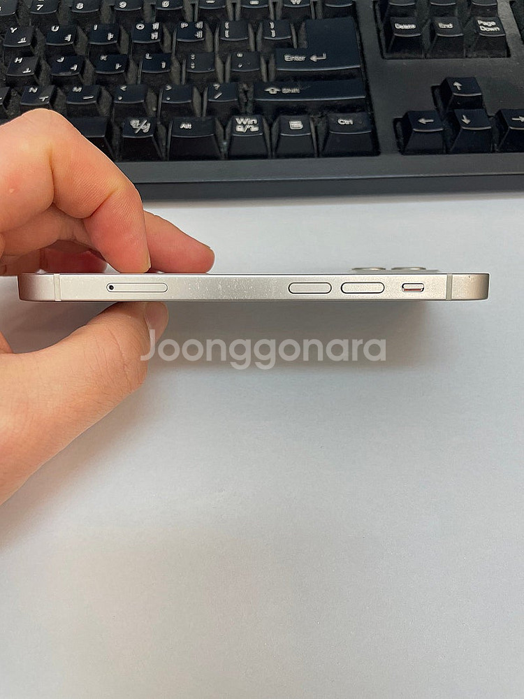 아이폰12미니 64GB 화이트 상태좋은 중고21만팝니다...--6