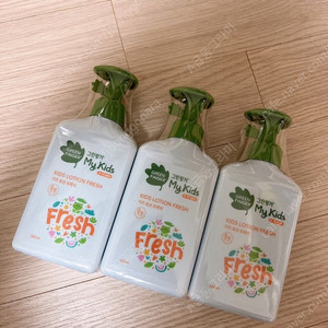그린핑거 마이키즈 로션 320ml 미개봉 새제품 3통 일괄 (문앞택배비 포함)