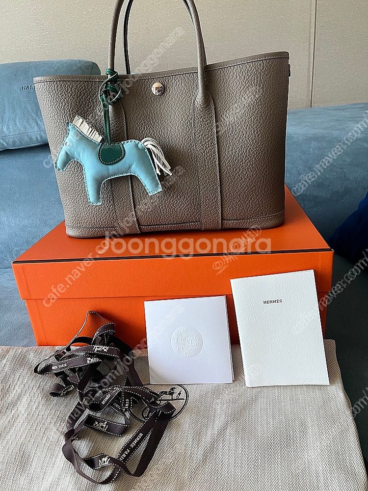 에르메스 가든파티 30 새상품(바쉬컨트리 그리스아스팔트...--1