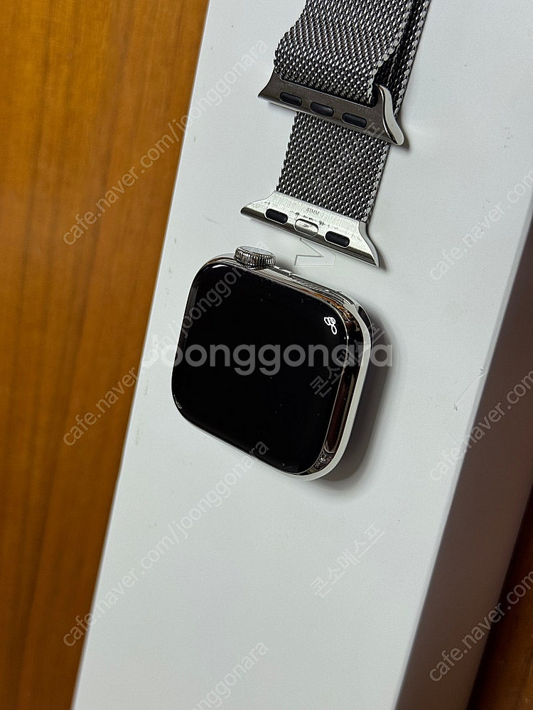 애플워치7 스테인레스 41mm 실버 밀레니즈루프(부산)--8