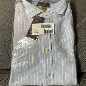 폴로 보이즈 스트라이프 린넨 셔츠 L