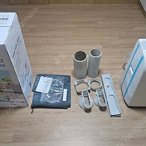 쿠오레 듀얼덕트 이동식 에어컨 팝니다 실외기 필요없음