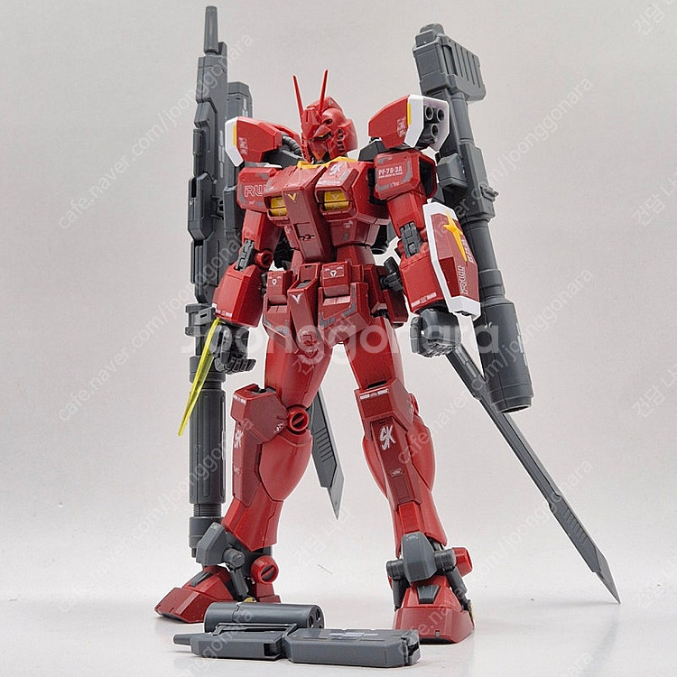 최상 MG 어메이징 레드 워리어 건담 빌드 파이터 반다이 프라모델 건프라--0
