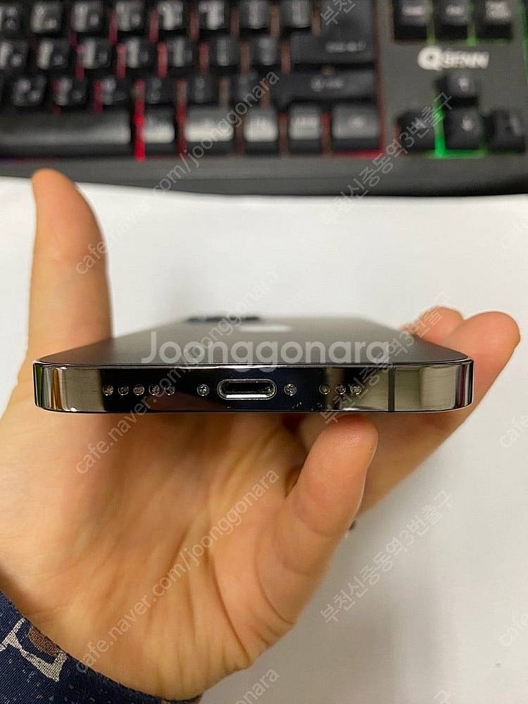 201782 아이폰12프로 그래파이트 AA급 128GB...--6