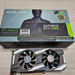 갤럭시 gtx1060 OC D5 6GB