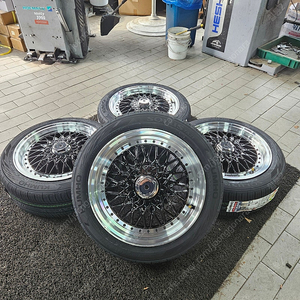 BBS 스타일 슈퍼RS 15인치 휠타이어 판매 레이 모닝 스파크 적극추천