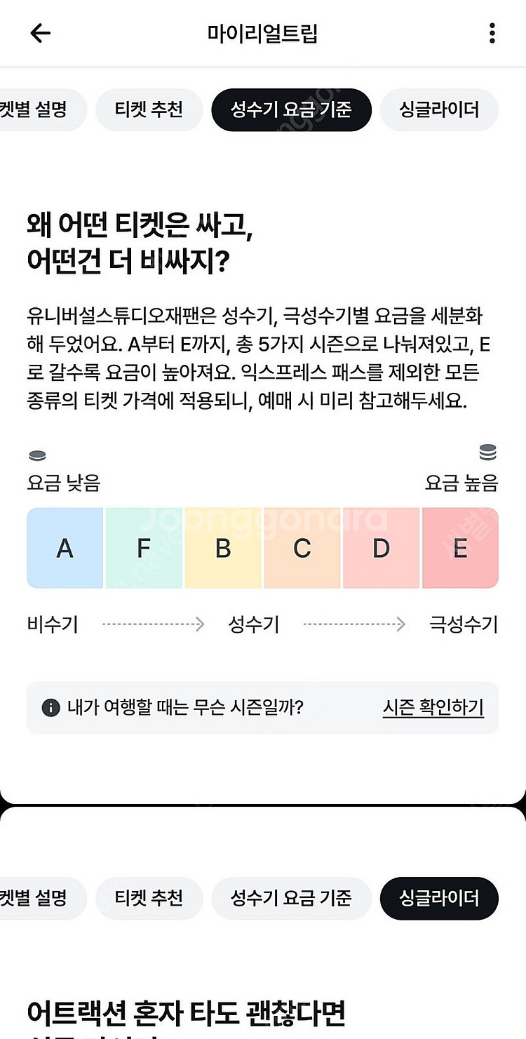 유니버셜스튜디오재팬 입장권 D시즌(5/1~7/28일)--3