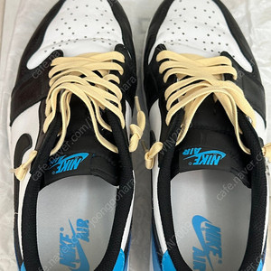 [265] Jordan 1 Retro Low OG Black and Dark Powder Blue