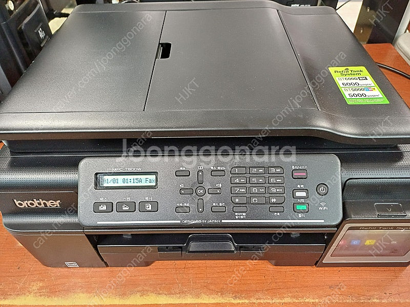 브라더 복합기 MFC-T800W 정품무한잉크 팝니다--0