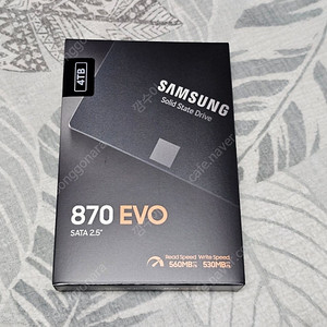 삼성 870 EVO 4TB 미개봉 무료배송