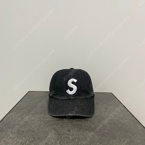 슈프림 22SS 케블라 데님 블랙 에스로고 볼캡 모자