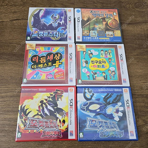닌텐도 3ds 미개봉팩(오메가루비,알파사파이어,문,리듬세상,친구모아,악마의상자)