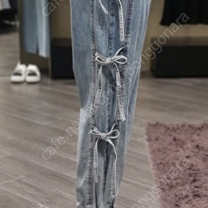 한섬 오즈세컨 스트랩 데님 조거팬츠