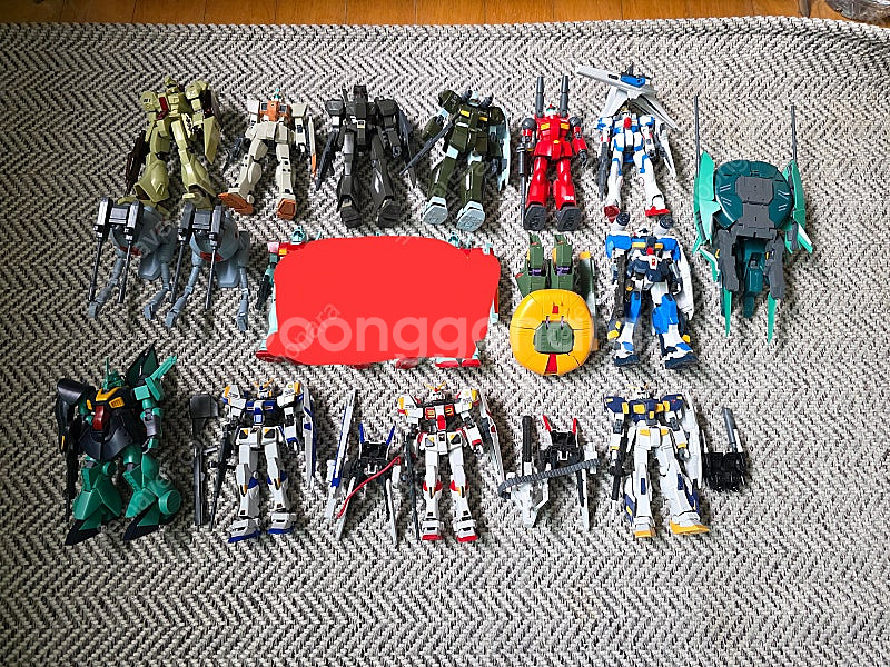 HGUC 건담 프라모델 가조립 일괄 판매합니다--0