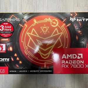 AMD 라데온 사파이어 7800XT 니트로 판매합니다.