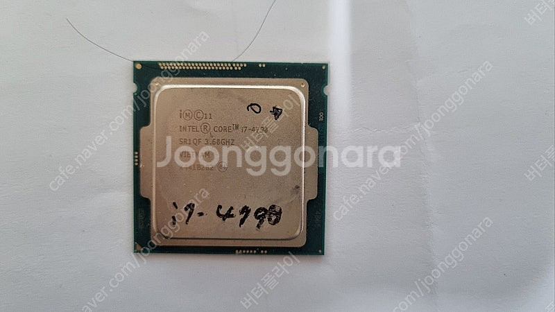 인텔 CPU CORE i7 4790--0