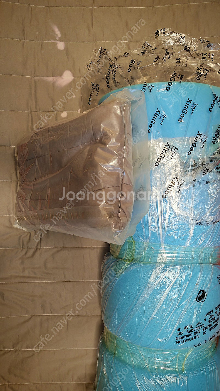 손님방 침대 대용 고탄성 스펀지 매트리스 + 커버(미사...--2