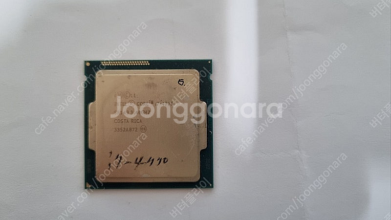 인텔 CPU CORE i7 4770--0