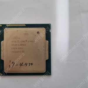 인텔 CPU CORE i7 4770