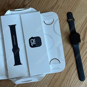 애플워치10 gps 46mm 제트블랙 M/L