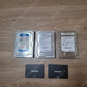 삼성 850 EVO SSD , WD 삼성 HDD