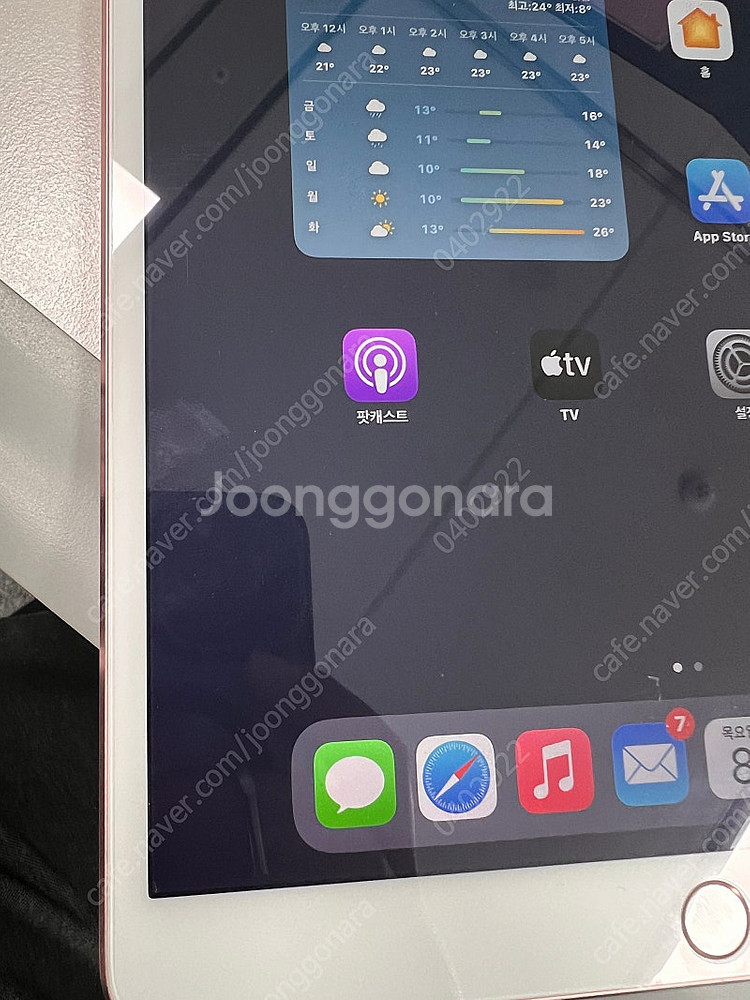 아이패드 프로 10.5형 64기가 셀룰러 (로즈골드)--8