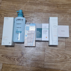 디렉터파이 착한박스 화장품들 선크림, 쿠션, 샴푸 등등 싸게 팝니다.