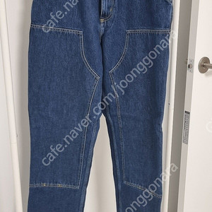 칼하트WIP 더블니 팬츠 BLUE STONE WASHED_32-32사이즈 텍있는 새제품 판매합니다.