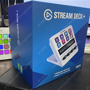 엘가토 스트림덱 플러스 화이트 + 실버다이얼세트(4개) 일괄판매 Elgato Streamdeck Plus