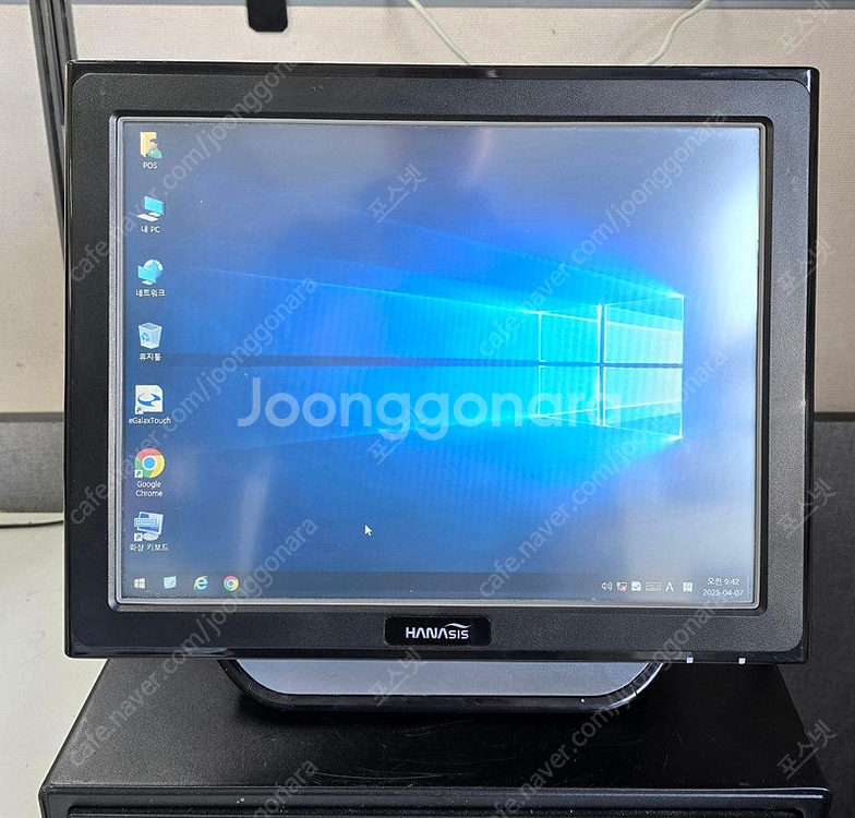 하나시스HW-3000중고포스기 터치모니터 배달POS 토...--2