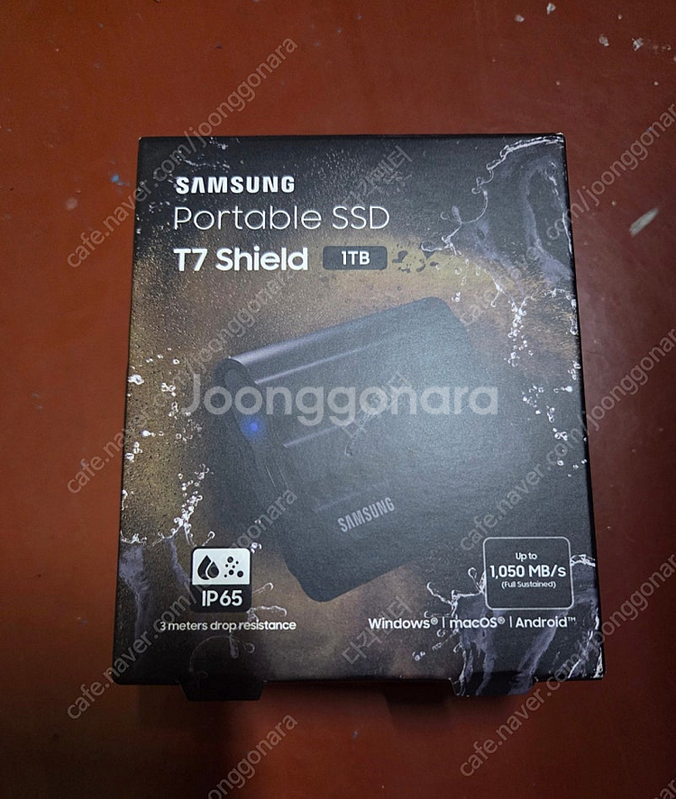 (미개봉) 삼성 T7 Shield 1TB 외장SSD 팝...--0