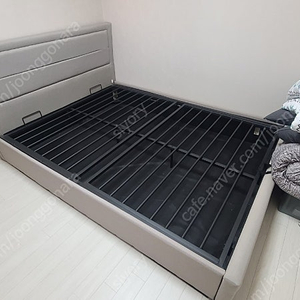 리프트업 수납형 퀸사이즈 침대 프레임