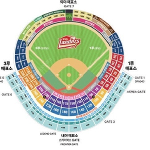 5/9 SSG랜더스 VS 기아타이거즈 3루 SKY뷰석 3연석