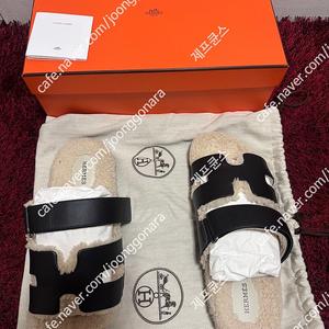 HERMES 에르메스 시어링 샌들42사이즈-국내270-275사이즈정도