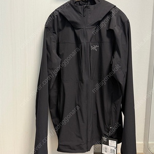 25ss 아크테릭스 감마 라이트웨이트 후디 L 블랙