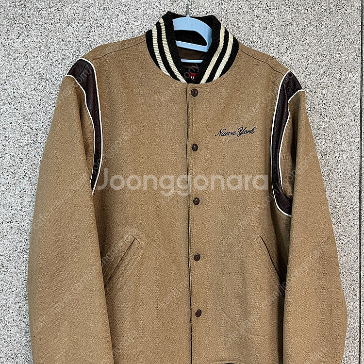 [XL] 슈프림 02AW 네바욕 스타장 바시티 자켓 된...--2