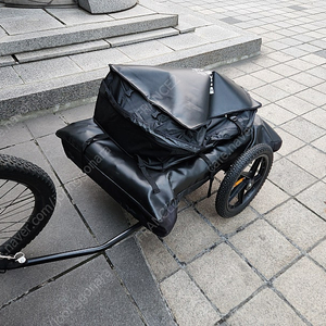 자전거 트레일러 캠핑 텐트