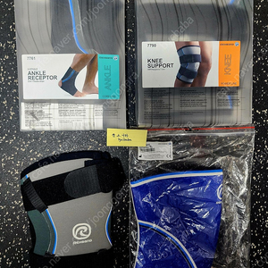 GPI 고중량 덤벨 125파운드, REHBAND 리밴드 무릎/팔꿈치/발목 보호대