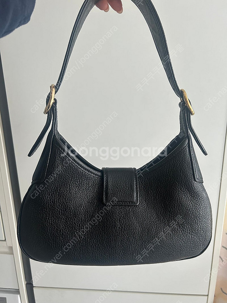 미우 미우 마드라스 가죽 호보백 블랙 Miu Miu M...--6