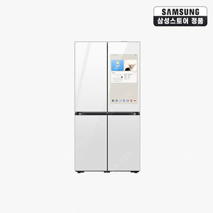 삼성 패밀리허브 4도어 냉장고 864L RM90F91B1W 클린 화이트[미개봉-새제품]