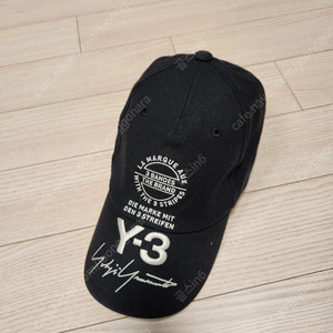Y3 Y-3 볼캡 모자 블랙